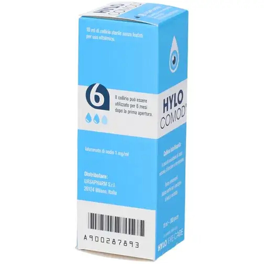 Hylo-Comod picaturi lubrifiante pentru ochi 10 ml, Ursapharm