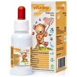 Picături orale cu vitamine pentru copii Vitadep, 30 ml, Dr. Phyto