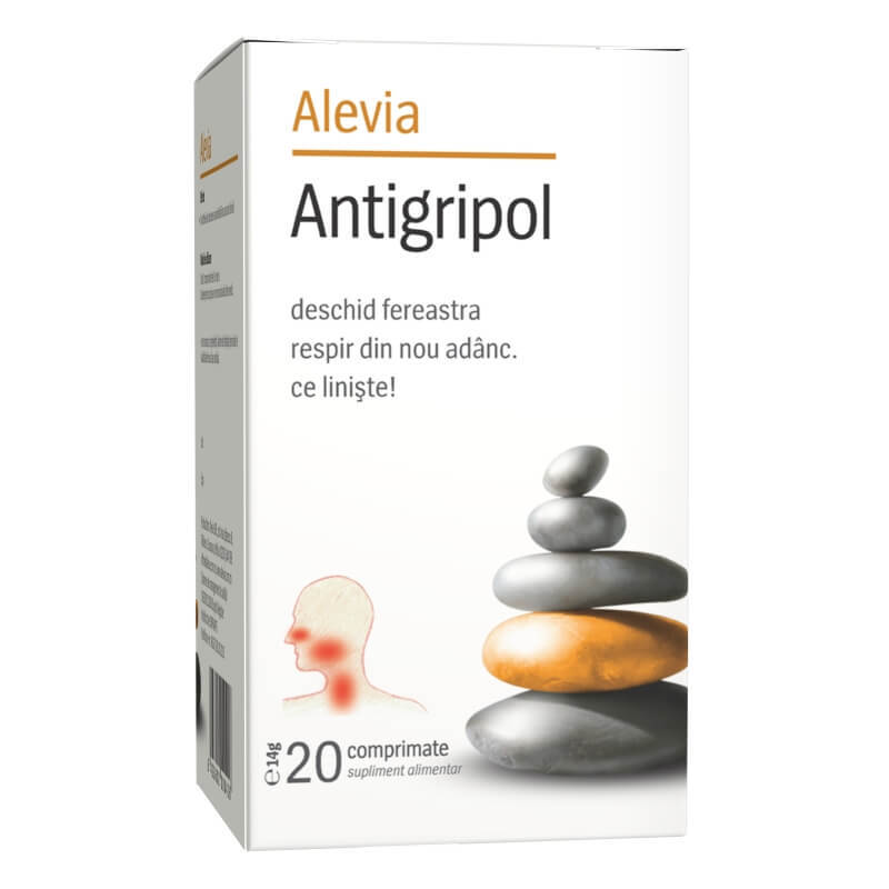 Antigripol, 20 comprimate, Alevia Vitamine si suplimente