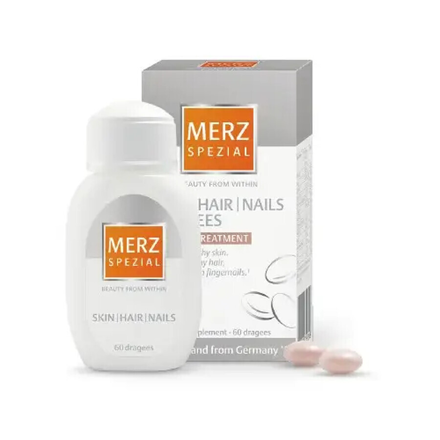 Huid, haar en nagels, 60 tabletten, Merz Pharmaceuticals