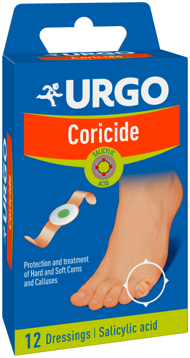Plasturi adezivi pentru bătături Coricide, 12 bucăți, Urgo