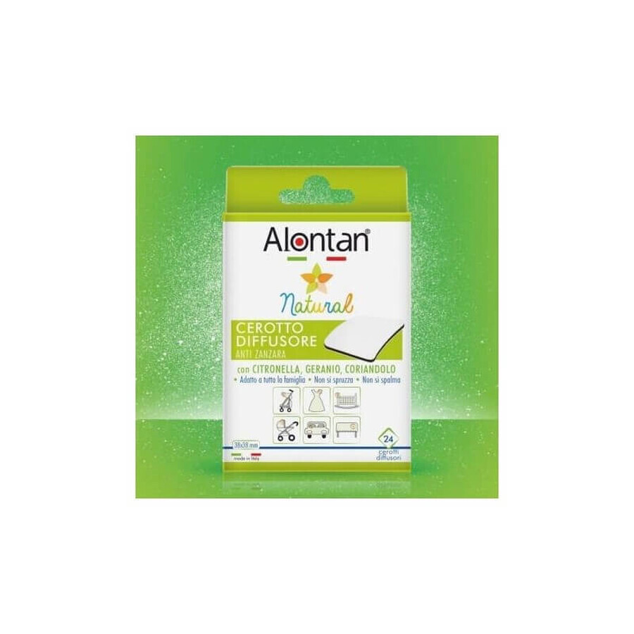 Plasturi anti-tantari Alontan Natural, 24 bucati, Pietrasanta Pharma