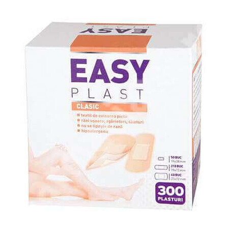 Plasturi clasici, 300 bucati, Easy Plast