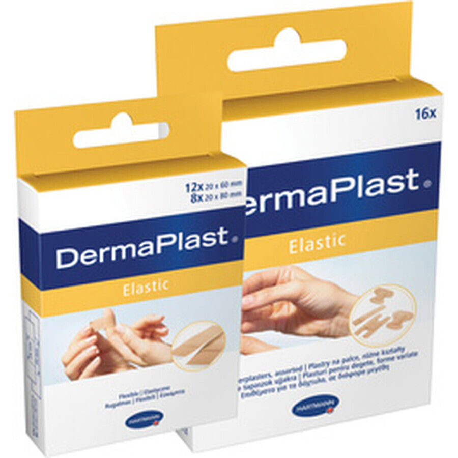 Plasturi elastici Dermaplast (535235), 16 bucăți, Hartmann
