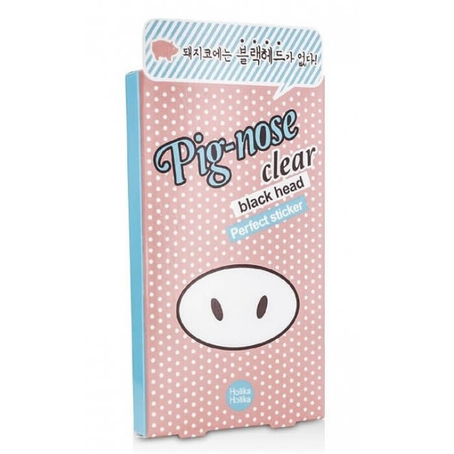 Plasturi pentru puncte negre Pig Nose, 10 bucati, Holika Holika