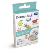 Plasturi rezistenti la apa DermaPlast Kids Aqua fun (535557), 12 bucati, Hartmann