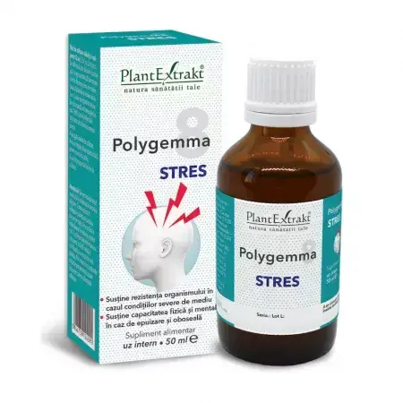 polygemma astenie psiho fizica si memorie Polygemma 8 Stres, 50 ml, Plant Extrakt