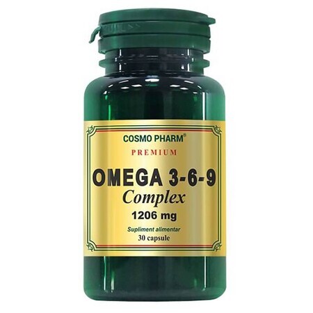 Premium Omega 3-6-9 Complex 1206 mg, 30 capsule, Cosmopharm