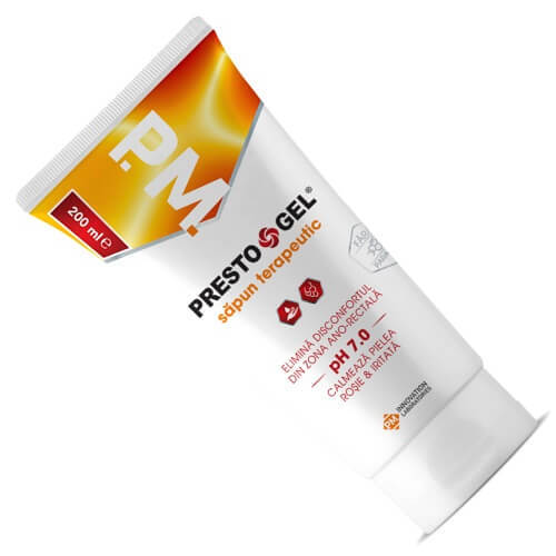 Prestogel sapun terapeutic, 200 ml, Dan Pharm