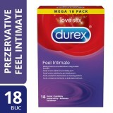 Prezervative Feel Intimate, 18 bucăți, Durex