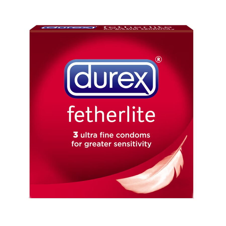 Prezervative Fetherlite, 3 bucăți, Durex