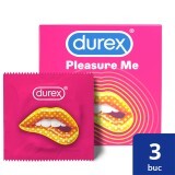 Prezervative Pleasure Me, 3 bucati, Durex