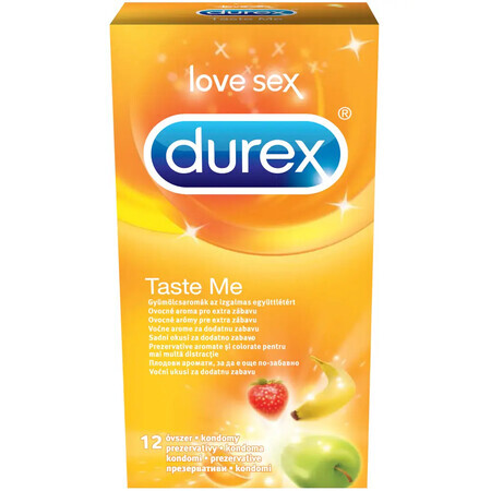 Prezervative Taste Me, 12 bucati, Durex
