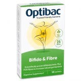 Probiotic cu Bifidobacterii si Fibre, 10 plicuri, OptiBac