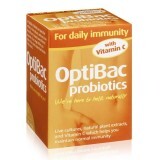 Probiotic cu Vitamina C pentru cresterea imunitatii, 30 capsule, OptiBac