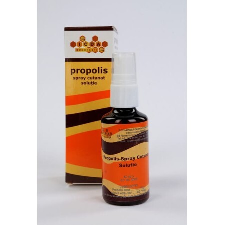 Propolis spray cutanat, 50 ml, Institutul Apicol