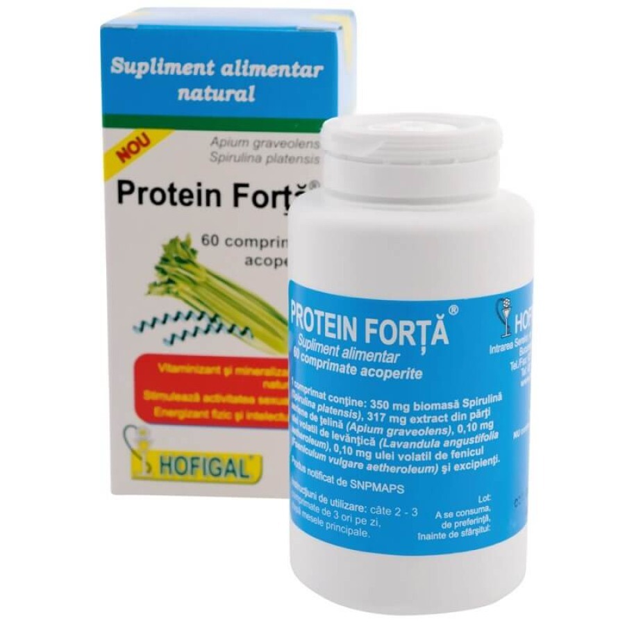 Protein Forță , 60 comprimate, Hofigal