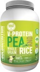 Pudra Proteica Vegetala V-Protein Vanilie, 1 Kg, Gold Nutrition