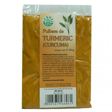 Curcuma in polvere, 40 g, Herbavit