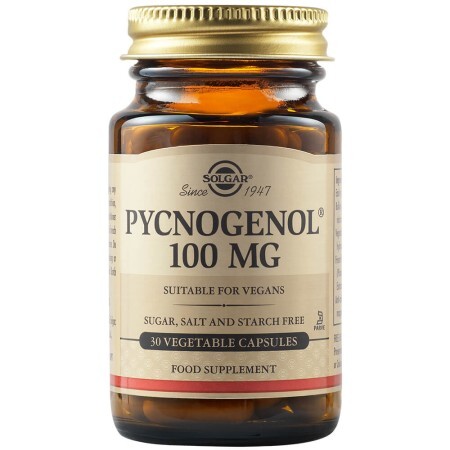 Pycnogenol 100 mg, 30 capsule, Solgar