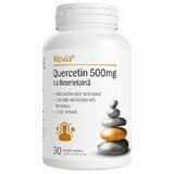 Quercetin 500mg cu Bromelaină, 30 capsule, Alevia