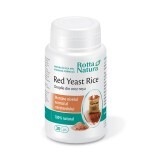 Red Yeast Rice Drojdie din orez roșu 635 mg, 30 capsule, Rotta Natura