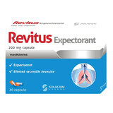 Revitus Expectorant 200 mg, 20 capsule, Solacium Pharma
