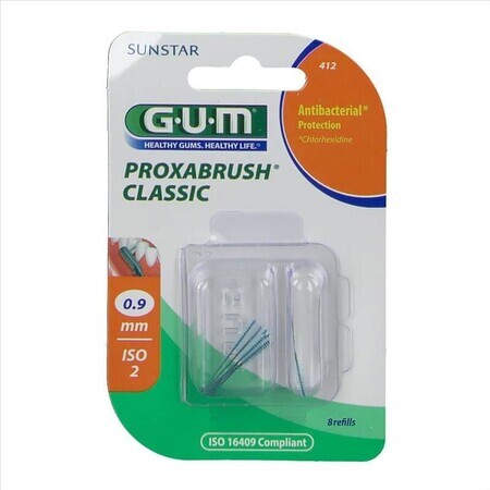 Rezerve Gum Proxabrush Classic 0.9, 8 bucăți, Sunstar Gum