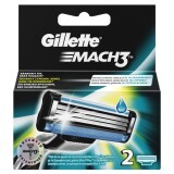 Rezerve pentru aparatul de ras - Gillette Mach 3, 2 bucăți, P&G