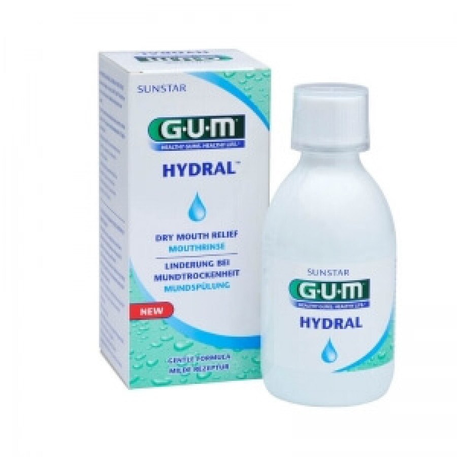 Apă de gură Hydral, 300 ml, Sunstar Gum