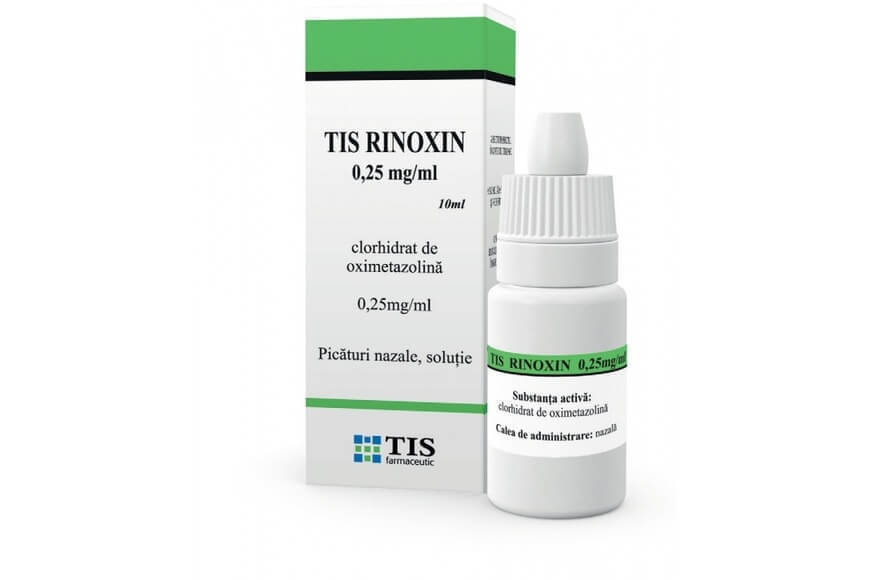 Rinoxin solutie nazala 0.25 mg, 10 ml, Tis Farmaceutic