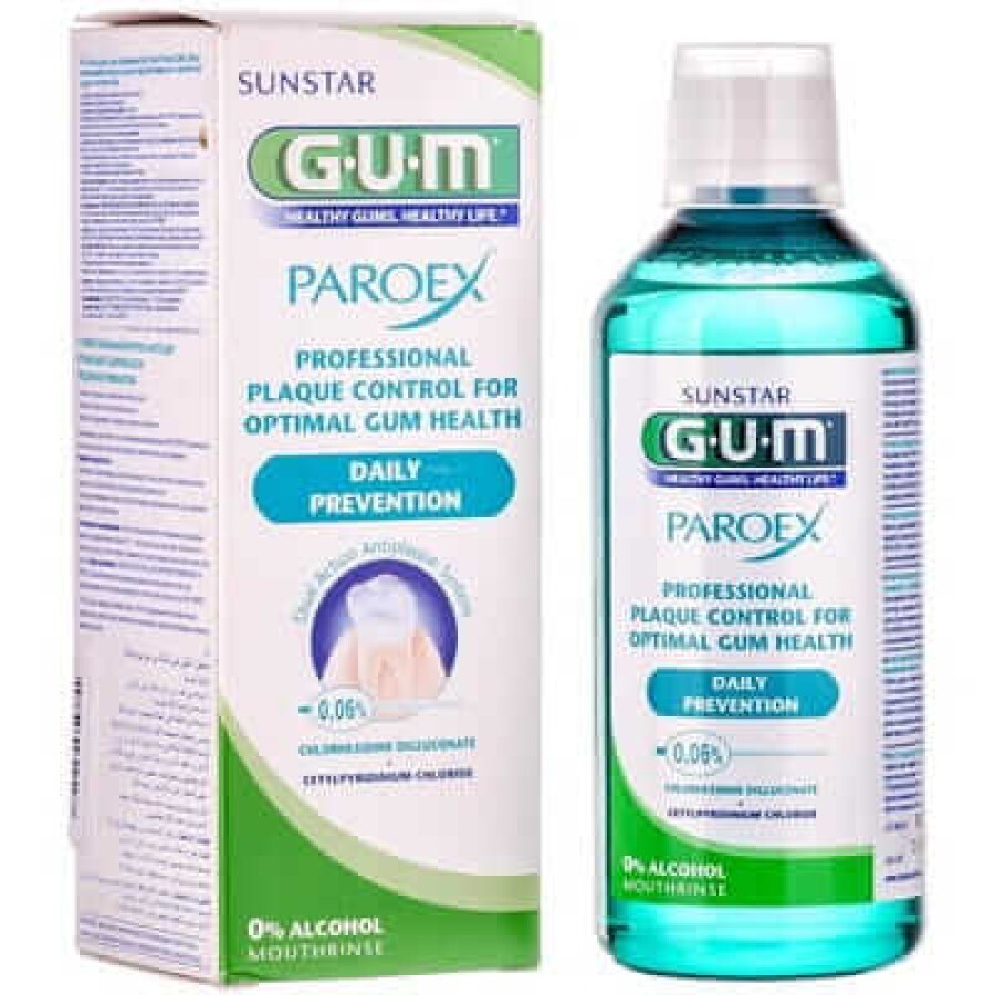 Apă de gură Paroex prevenție zilnică, 500 ml, Sunstar Gum recenzii