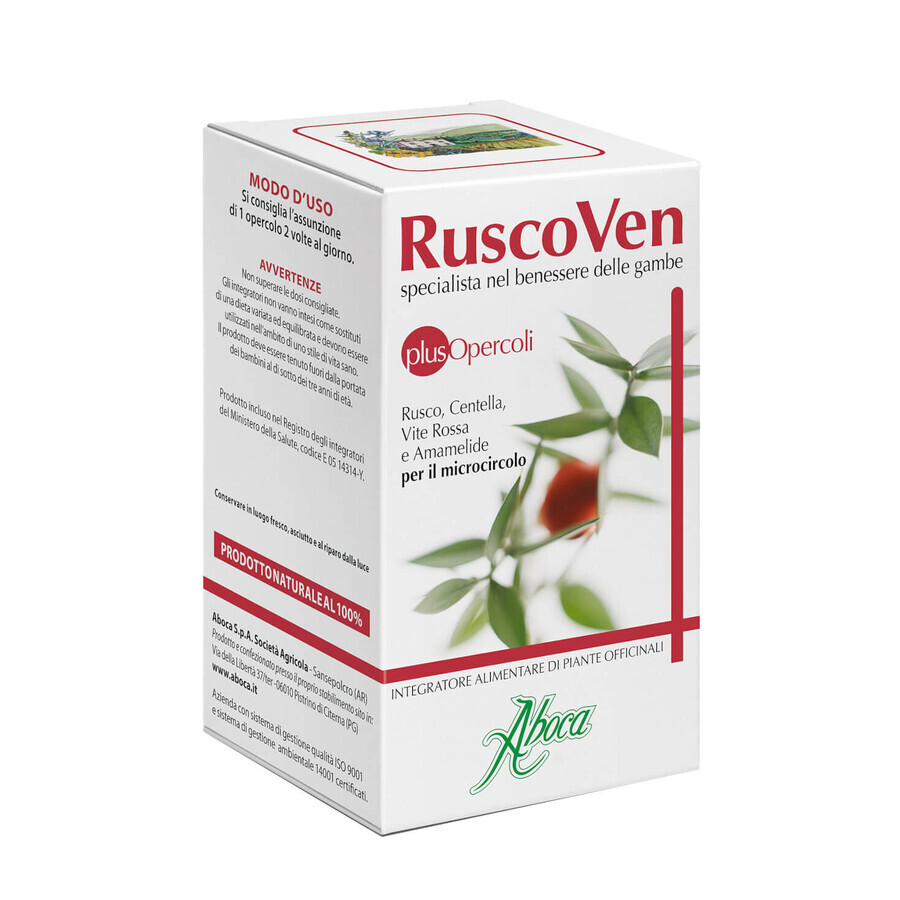 Ruscoven plus, 50 capsule, Aboca