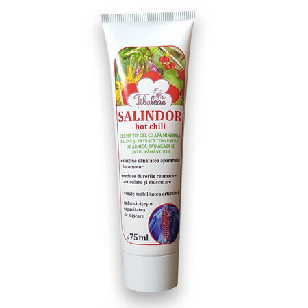 Salindor crema tip gel Hot Chili, 75 ml, Tibuleac Plant