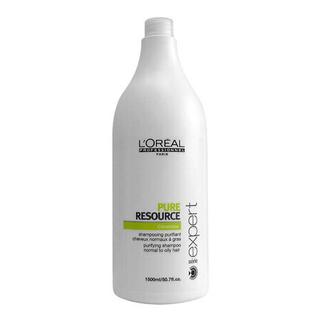 Sampon pentru par normal si gras Pure Resource Serie Expert, 1500 ml, Loreal Professionnel