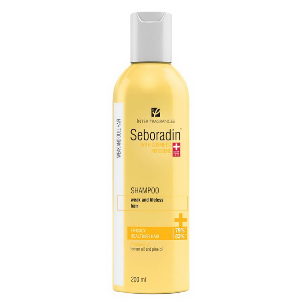 Sampon pentru par obosit si lipsit de vitalitate cu kerosen cosmetic Seboradin, 200 ml, Lara