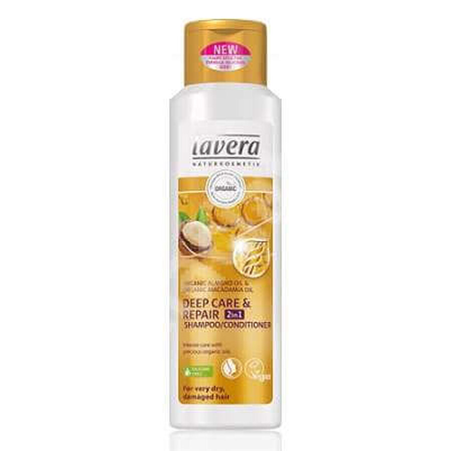 Sampon si balsam 2 in 1 pentru ingrijire intensa si reconditionare, 250 ml, Lavera