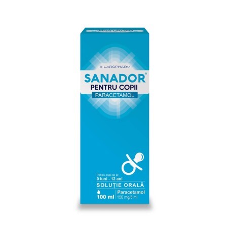 Sanador sirop pentru copii, 100 ml, Laropharm