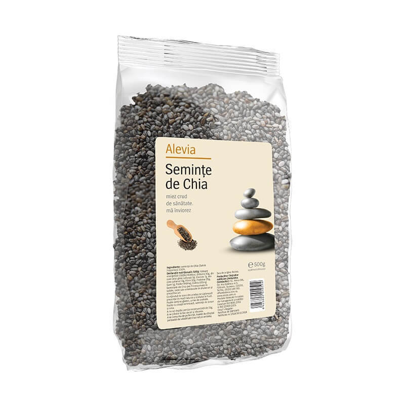 la ce sunt bune semințele de chia Seminte de Chia, 500 g, Alevia