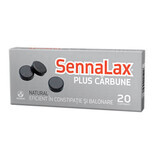 Sennalax plus Cărbune, 20 comprimate, Biofarm