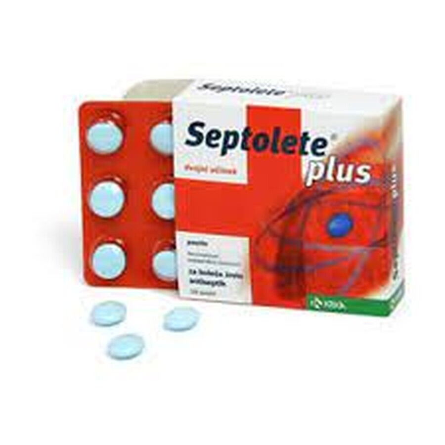 Septolete Plus, 18 comprimate, Krka