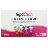 SeptiClean physiological serum, 40 x 5 ml, Viva Pharma