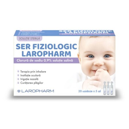 Ser Fiziologic, 20 unidoze x 5ml, Laropharm