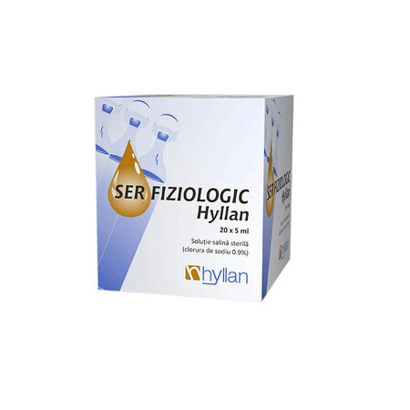 Ser Fiziologic, 20x5 ml, Hyllan