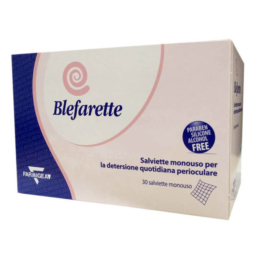 Servetele oculare sterile de unica folosinta Blefarette, 30 bucati, Farmigea