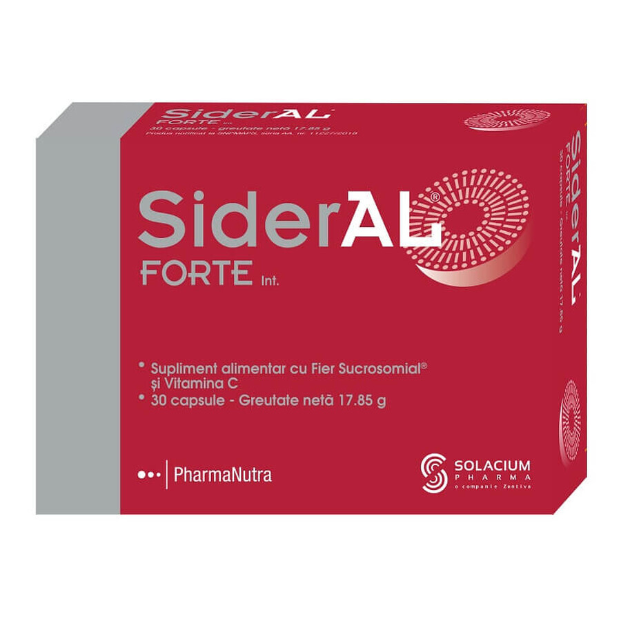 Sideral Forte, 30 capsule, Solacium Pharma recenzii