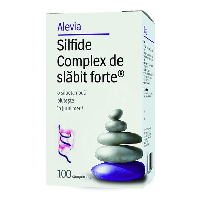 silfide complex de slabit forte reactii adverse Silfide complex de slăbit forte, 100 comprimate, Alevia