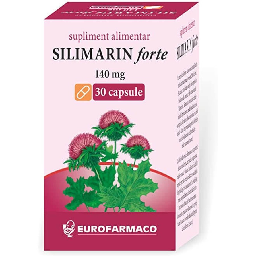 Silimarin Forte 140 mg, 30 capsule, Eurofarmaco