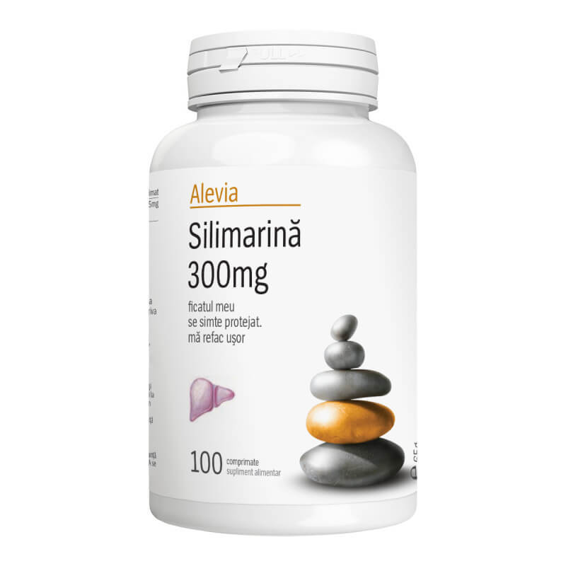 Silimarină 300 mg, 100 comprimate, Alevia