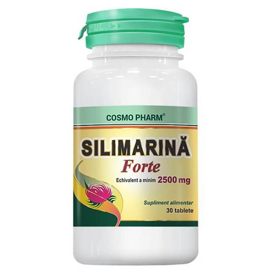 Silimarină Forte 2500mg, 30 tablete, Cosmopharm